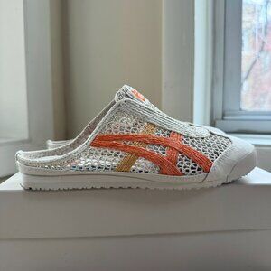New Onitsuka Tiger Mexico 66 Sabot Mesh Shoes Orange Womens 6.5